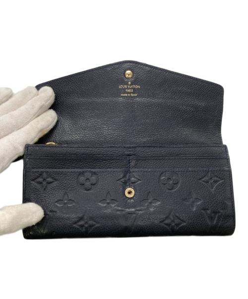 LOUIS VUITTON（ルイ ヴィトン）LOUIS VUITTON (ルイ ヴィトン) 長財布 / ポルトフォイユ・キュリユーズ ネイビーの古着・服飾アイテム
