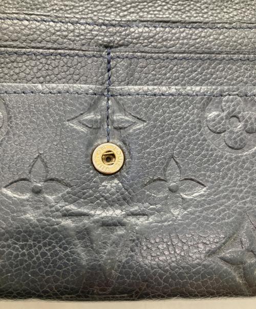 LOUIS VUITTON（ルイ ヴィトン）LOUIS VUITTON (ルイ ヴィトン) 長財布 / ポルトフォイユ・キュリユーズ ネイビーの古着・服飾アイテム