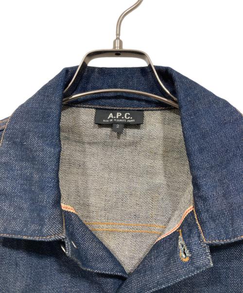 A.P.C.（アーペーセー）A.P.C. (アーペーセー) セカンドタイプ デニムジャケット インディゴ サイズ:2の古着・服飾アイテム