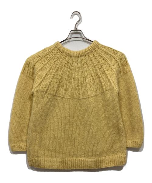 JOURNAL STANDARD relume（ジャーナルスタンダード レリューム）JOURNAL STANDARD relume (ジャーナルスタンダード レリューム) ネパールハンドニット求心プルオーバー イエロー サイズ:Fの古着・服飾アイテム