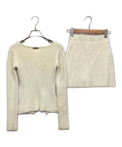 darich（ダーリッチ）darich (ダーリッチ) シャギーニットセットアップ アイボリー サイズ:Freeの古着・服飾アイテム