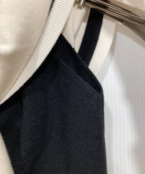 darich（ダーリッチ）darich (ダーリッチ) ビッグリボンオフショルニットトップス ブラック サイズ:FREEの古着・服飾アイテム