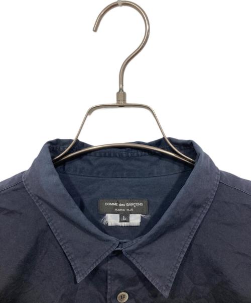 COMME des GARCONS HOMME PLUS（コムデギャルソンオムプリュス）COMME des GARCONS HOMME PLUS (コムデギャルソンオムプリュス) 長袖シャツ ネイビー サイズ:Lの古着・服飾アイテム