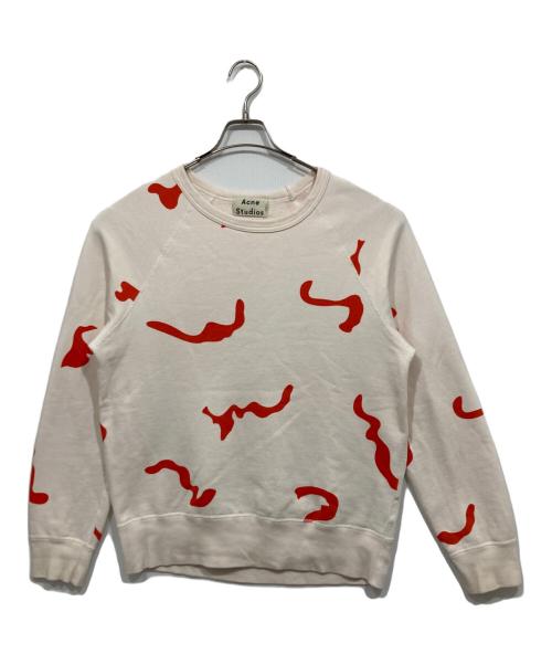 Acne studios（アクネ ストゥディオス）ACNE STUDIOS (アクネ ストゥディオス) COLLEGE CAMO カレッジカモ スウェット ベージュ サイズ:Mの古着・服飾アイテム