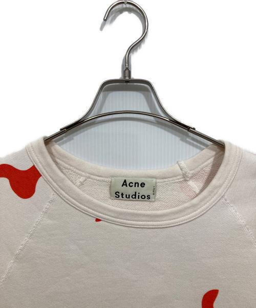 Acne studios（アクネ ストゥディオス）ACNE STUDIOS (アクネ ストゥディオス) COLLEGE CAMO カレッジカモ スウェット ベージュ サイズ:Mの古着・服飾アイテム