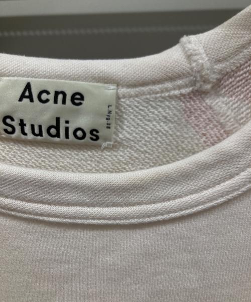 Acne studios（アクネ ストゥディオス）ACNE STUDIOS (アクネ ストゥディオス) COLLEGE CAMO カレッジカモ スウェット ベージュ サイズ:Mの古着・服飾アイテム
