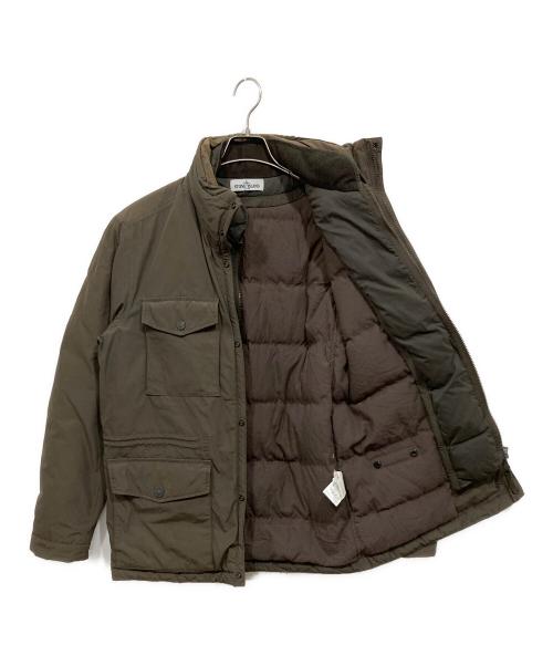 STONE ISLAND（ストーンアイランド）STONE ISLAND (ストーンアイランド) MICRO REPS DOWN マイクロレップスダウン レーヤードジャケット オリーブ サイズ:Mの古着・服飾アイテム