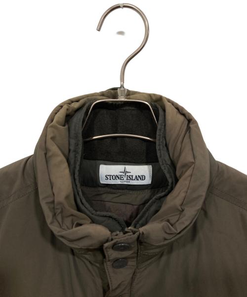 STONE ISLAND（ストーンアイランド）STONE ISLAND (ストーンアイランド) MICRO REPS DOWN マイクロレップスダウン レーヤードジャケット オリーブ サイズ:Mの古着・服飾アイテム