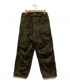 GRAMICCI×BEAMSグラミチ×ビームス）の古着「別注 カモ オーバーパンツカーゴパンツ」｜グリーン