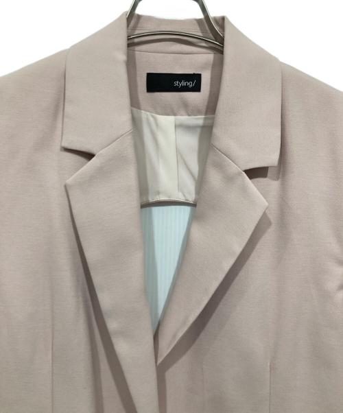 styling/（スタイリング）styling/ (スタイリング) テーラードジャケット ピンク サイズ:1の古着・服飾アイテム