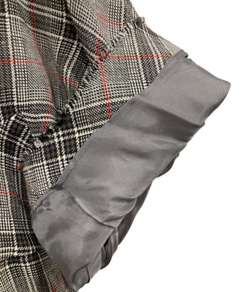 Aquascutum（アクアスキュータム）Aquascutum (アクアスキュータム) ツイストチェックワンピース グレー サイズ:Mの古着・服飾アイテム