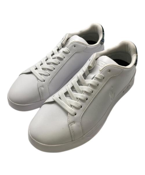 POLO RALPH LAUREN（ポロ・ラルフローレン）POLO RALPH LAUREN (ポロ・ラルフローレン) ローカットスニーカー ホワイト サイズ:EUR 40/UK 6の古着・服飾アイテム