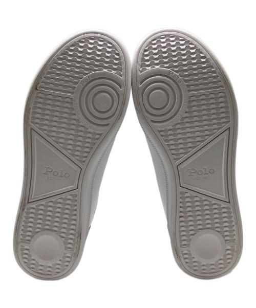 POLO RALPH LAUREN（ポロ・ラルフローレン）POLO RALPH LAUREN (ポロ・ラルフローレン) ローカットスニーカー ホワイト サイズ:EUR 40/UK 6の古着・服飾アイテム