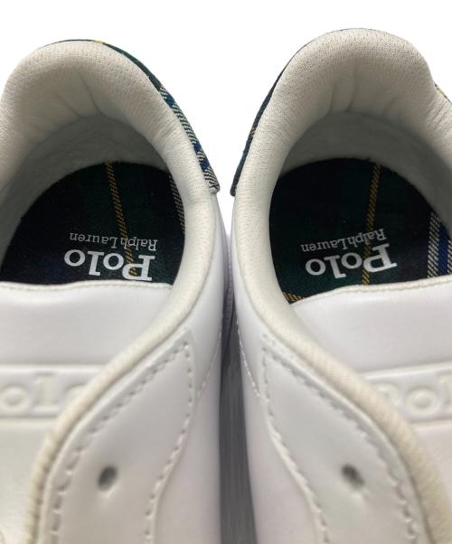 POLO RALPH LAUREN（ポロ・ラルフローレン）POLO RALPH LAUREN (ポロ・ラルフローレン) ローカットスニーカー ホワイト サイズ:EUR 40/UK 6の古着・服飾アイテム