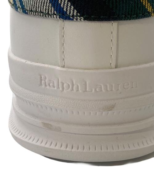 POLO RALPH LAUREN（ポロ・ラルフローレン）POLO RALPH LAUREN (ポロ・ラルフローレン) ローカットスニーカー ホワイト サイズ:EUR 40/UK 6の古着・服飾アイテム