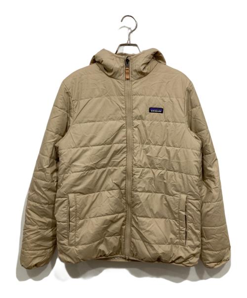 Patagonia（パタゴニア）Patagonia (パタゴニア) リバーシブル・レディ・フレディ・フーディ ベージュ サイズ:キッズサイズXXL（16-18）の古着・服飾アイテム