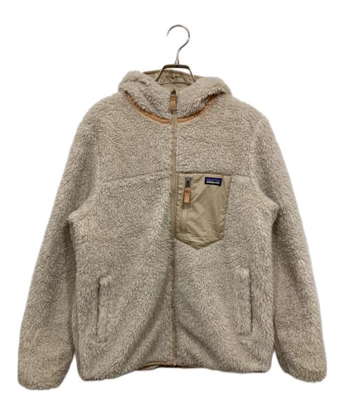 Patagonia（パタゴニア）Patagonia (パタゴニア) リバーシブル・レディ・フレディ・フーディ ベージュ サイズ:キッズサイズXXL（16-18）の古着・服飾アイテム