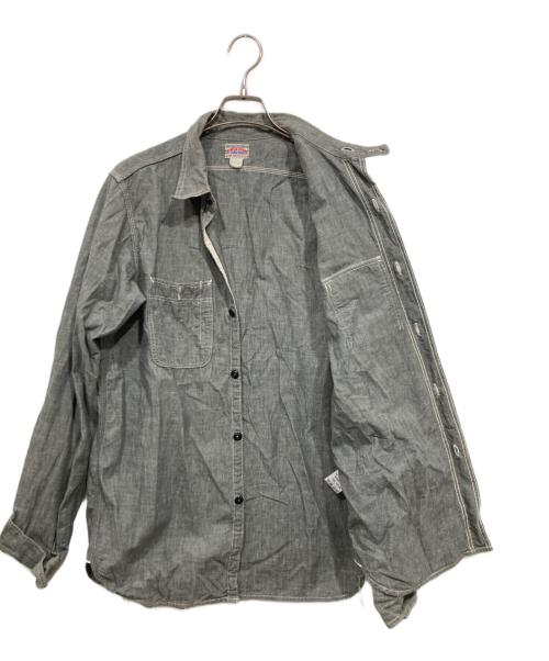 Joe McCOY（ジョーマッコイ）Joe McCOY (ジョーマッコイ) ワークシャツ グレー サイズ:16の古着・服飾アイテム