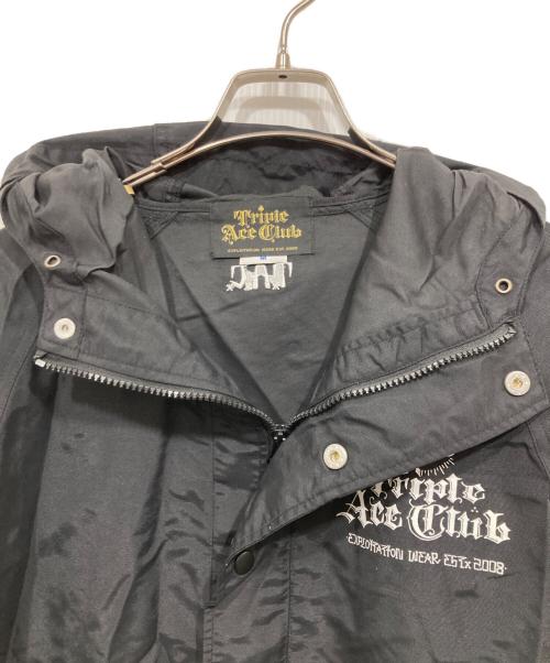 TRIPLE ACE CLUB（トルプルエースクラブ）TRIPLE ACE CLUB (トルプルエースクラブ) マウンテンパーカー ブラック サイズ:Mの古着・服飾アイテム