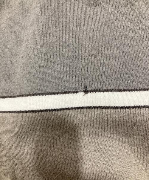 A BATHING APE（ア ベイシング エイプ）A BATHING APE (ア ベイシング エイプ) ボーダーカットソー グレー サイズ:XLの古着・服飾アイテム