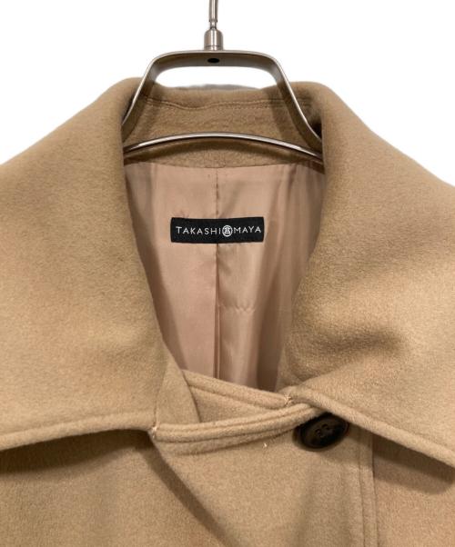 TAKASHIMAYA（高島屋）TAKASHIMAYA (高島屋) カシミヤコート ベージュ サイズ:Lの古着・服飾アイテム