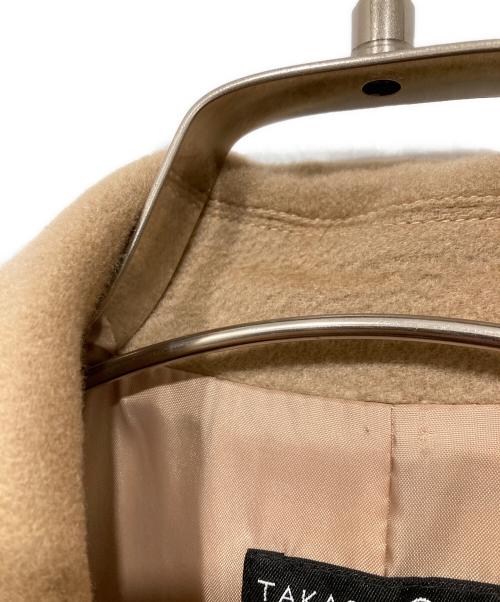 TAKASHIMAYA（高島屋）TAKASHIMAYA (高島屋) カシミヤコート ベージュ サイズ:Lの古着・服飾アイテム