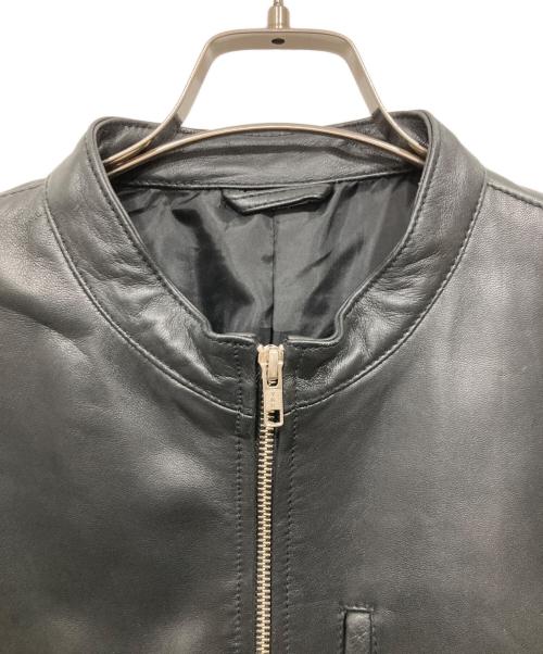 JOURNAL STANDARD（ジャーナルスタンダード）JOURNAL STANDARD (ジャーナルスタンダード) ラムレザージャケット ブラック サイズ:Lの古着・服飾アイテム