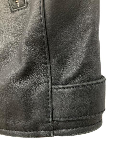 JOURNAL STANDARD（ジャーナルスタンダード）JOURNAL STANDARD (ジャーナルスタンダード) ラムレザージャケット ブラック サイズ:Lの古着・服飾アイテム