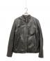 JOURNAL STANDARD（ジャーナルスタンダード）の古着「ラムレザージャケット」｜ブラック