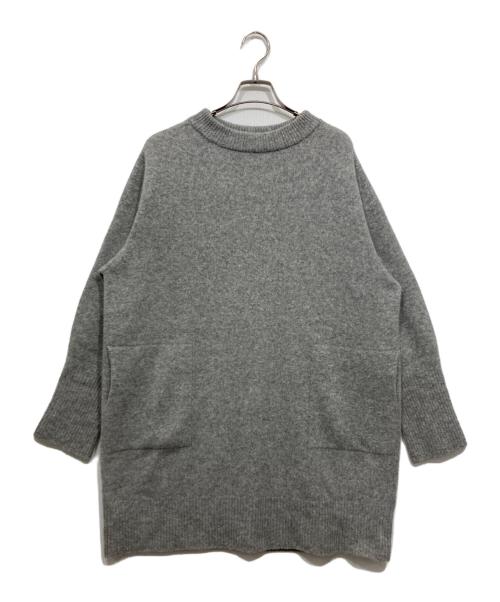 IENA（イエナ）IENA (イエナ) ウールカシミヤ チュニックワンピース グレー サイズ:freeの古着・服飾アイテム