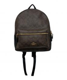 COACH（コーチ）の古着「リュック」｜ブラウン×ブラック