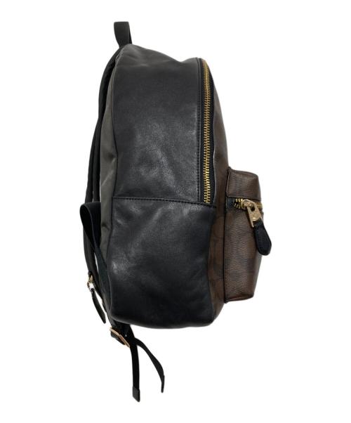 COACH（コーチ）COACH (コーチ) リュック ブラウン×ブラックの古着・服飾アイテム