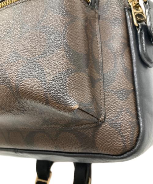 COACH（コーチ）COACH (コーチ) リュック ブラウン×ブラックの古着・服飾アイテム