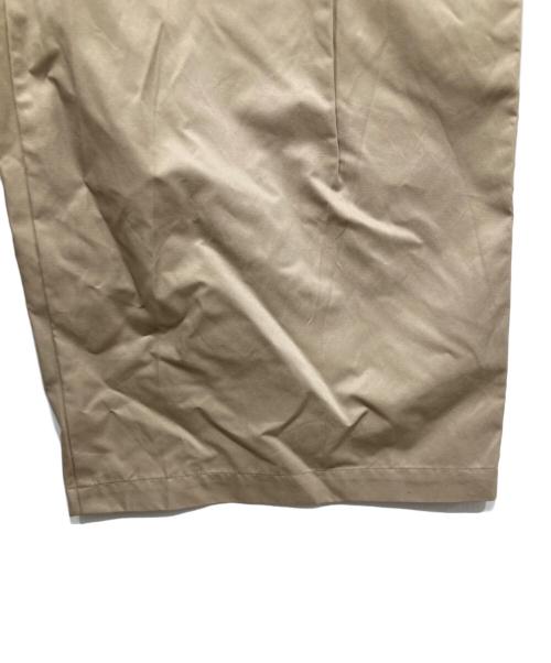 BABYLONE（バビロン）BABYLONE (バビロン) ウェザータックワイドパンツ ベージュ サイズ:38の古着・服飾アイテム