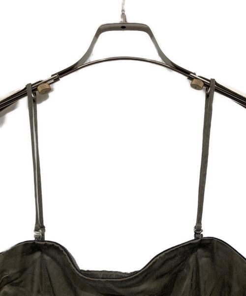 BABYLONE（バビロン）BABYLONE (バビロン) ペプラムオールインワン グレー サイズ:Fの古着・服飾アイテム