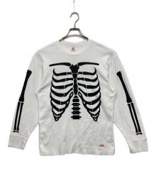SUPREME×Hanes（シュプリーム×ヘインズ）の古着「Bones Thermal Crew」｜ホワイト