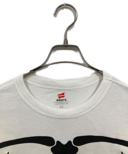 SUPREME（シュプリーム）SUPREME (シュプリーム) Hanes (ヘインズ) Bones Thermal Crew ホワイト サイズ:XLの古着・服飾アイテム