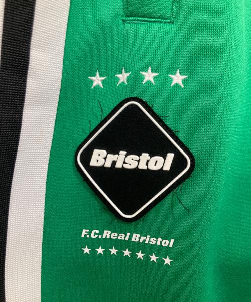 F.C.R.B.（エフシーレアルブリストル）F.C.R.B. (エフシーレアルブリストル) TRAINING TRACK PANTS グリーン サイズ:XLの古着・服飾アイテム