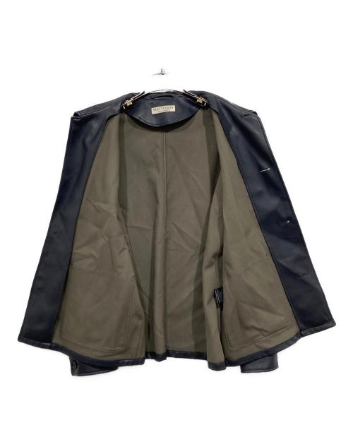 BEAUTY&YOUTH（ビューティーアンドユース）BEAUTY&YOUTH (ビューティーアンドユース) フェイクレザーカバーオール / FAUX/LAMB カバーオール ネイビー サイズ:Sの古着・服飾アイテム