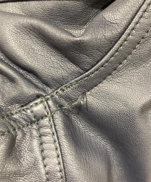 BEAUTY&YOUTH（ビューティーアンドユース）BEAUTY&YOUTH (ビューティーアンドユース) フェイクレザーカバーオール / FAUX/LAMB カバーオール ネイビー サイズ:Sの古着・服飾アイテム