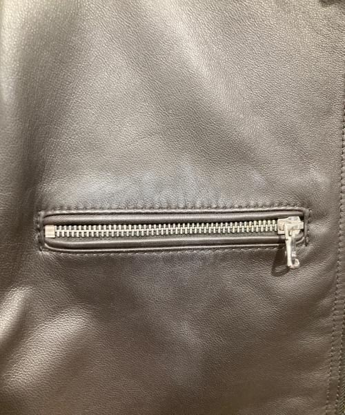 MICHAEL KORS（マイケル・コース）MICHAEL KORS (マイケル・コース) シングルレザーライダースジャケット ブラウン サイズ:XSの古着・服飾アイテム