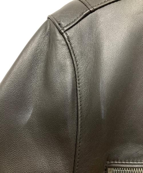 MICHAEL KORS（マイケル・コース）MICHAEL KORS (マイケル・コース) シングルレザーライダースジャケット ブラウン サイズ:XSの古着・服飾アイテム