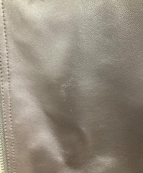 MICHAEL KORS（マイケル・コース）MICHAEL KORS (マイケル・コース) シングルレザーライダースジャケット ブラウン サイズ:XSの古着・服飾アイテム