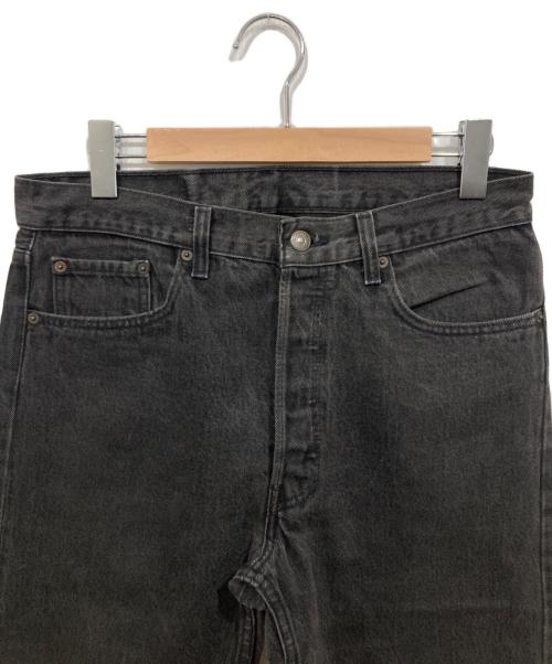LEVI'S（リーバイス）LEVI'S (リーバイス) 後染めブラック デニムパンツ グレー サイズ:W34（86cm）の古着・服飾アイテム