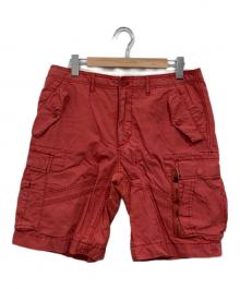 POLO RALPH LAUREN（ポロ・ラルフローレン）の古着「カーゴショートパンツ」｜レッド