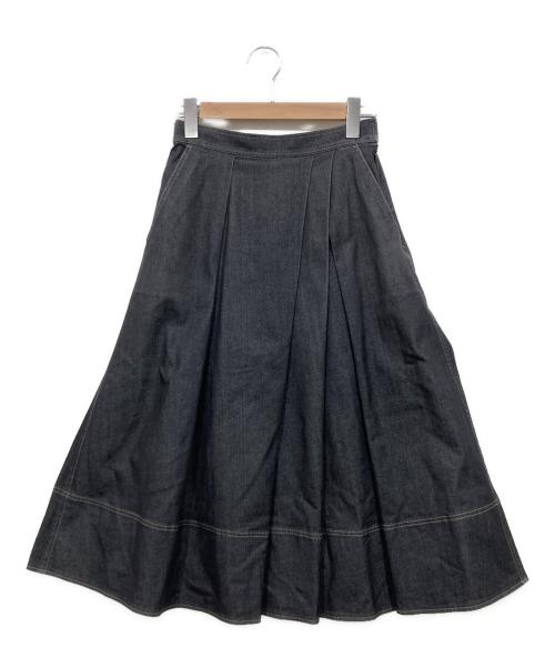 Leilian（レリアン）Leilian (レリアン) デニムスカート グレー サイズ:7の古着・服飾アイテム