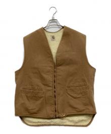 CarHartt（カーハート）の古着「ダックボアベスト」｜ベージュ