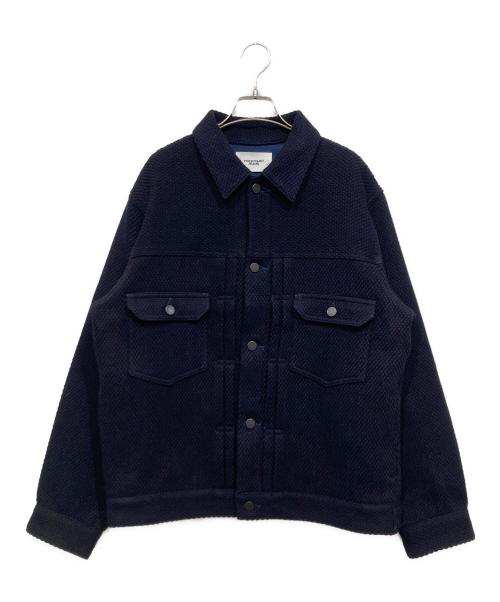 MOMOTARO JEANS（桃太郎ジーンズ）MOMOTARO JEANS (桃太郎ジーンズ) 刺し子ジャケット インディゴ サイズ:Lの古着・服飾アイテム