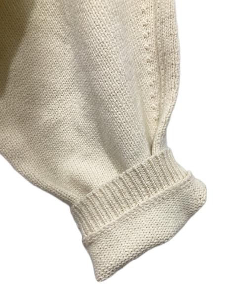 theory（セオリー）theory (セオリー) コットンニットパーカー / ROUNDED Cotton Zip Up Hoodie アイボリー サイズ:Sの古着・服飾アイテム