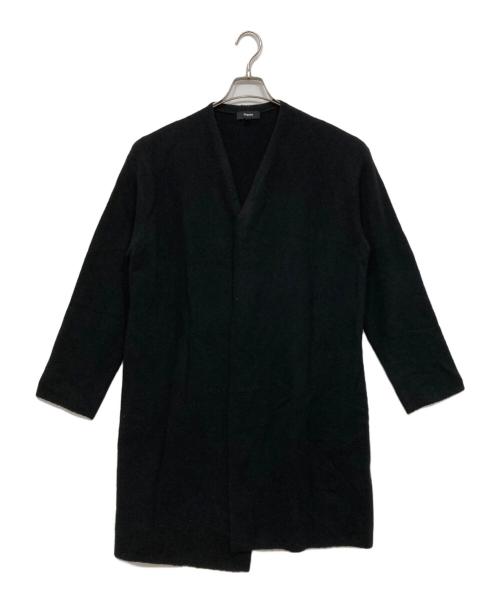 theory（セオリー）theory (セオリー) カシミア混 オープンフロントカーディガン ブラック サイズ:Ｓの古着・服飾アイテム